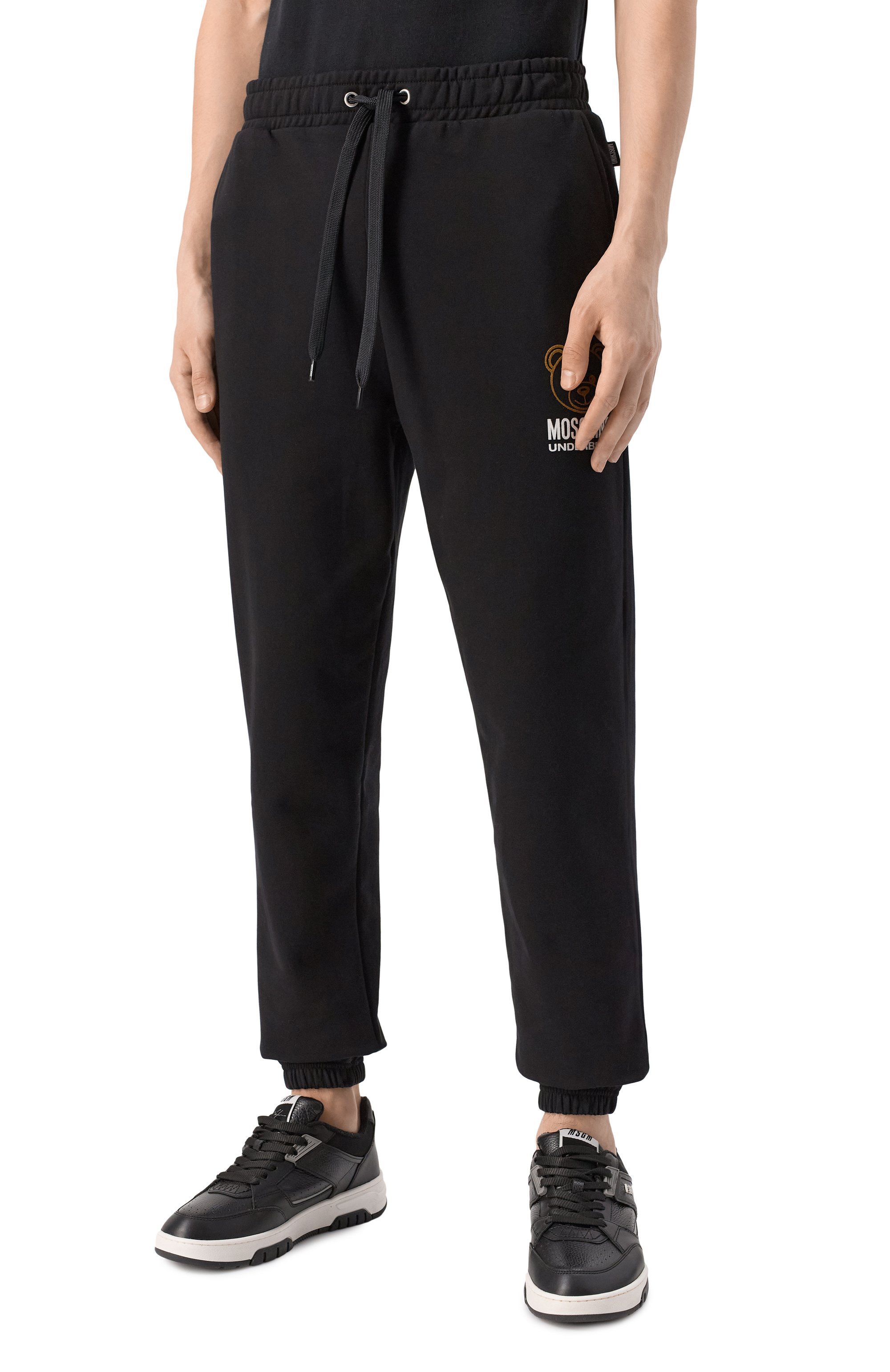 Хлопковые домашние джоггеры MOSCHINO, арт. A6814/4424, фото 3