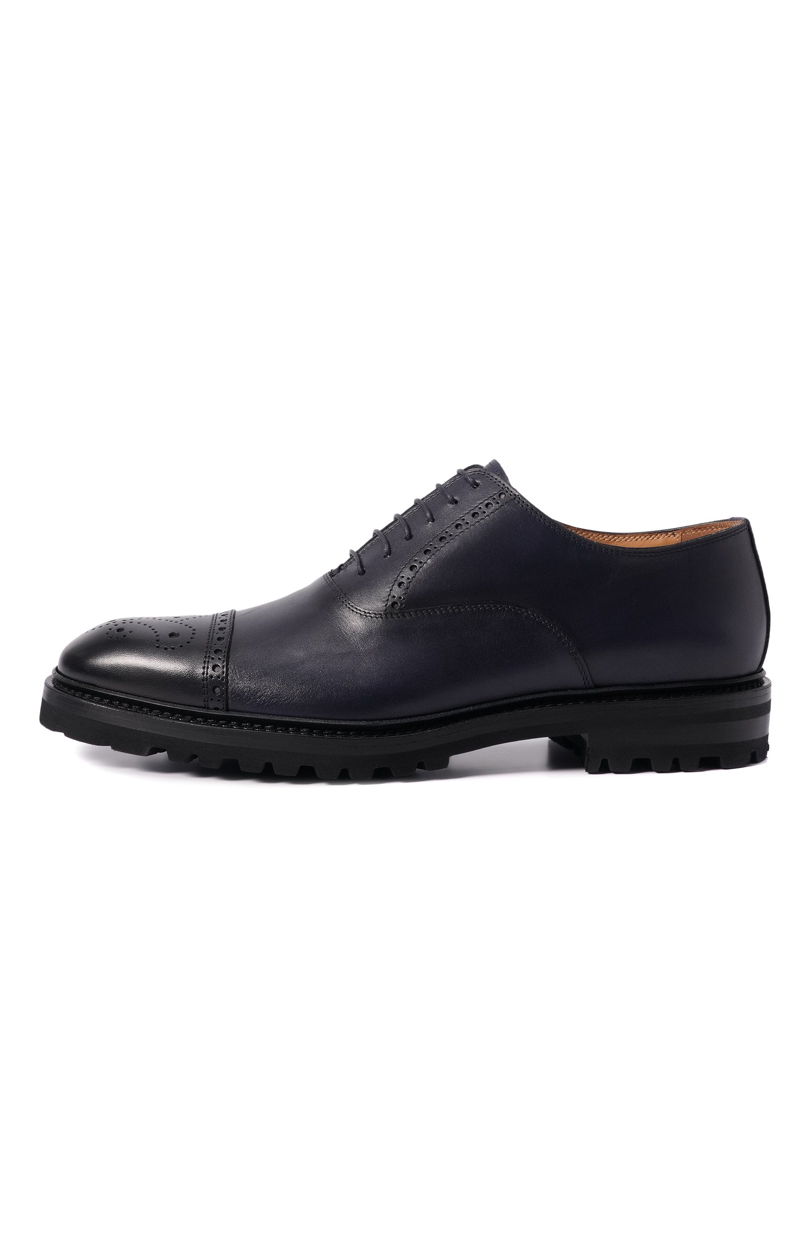 Кожаные оксфорды KITON, арт. USSA526N00100, фото 3