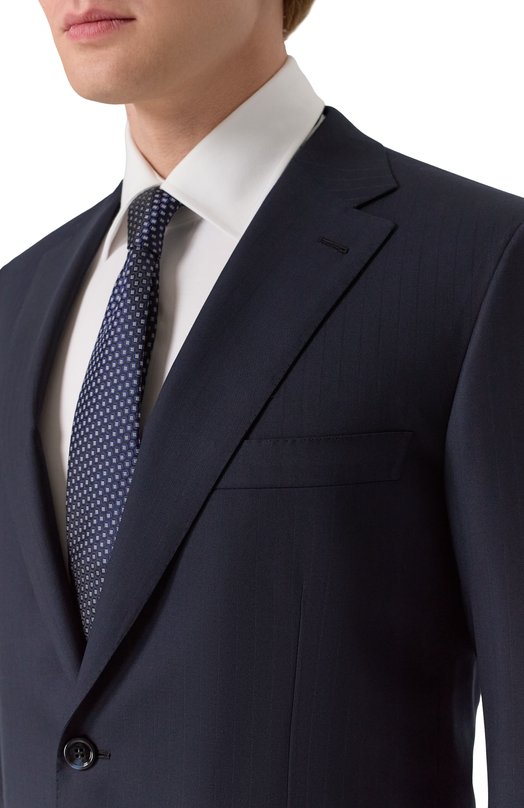 Шерстяной костюм Brioni RA0024/PBA49 Синий  RA0024/PBA49 Фото 8