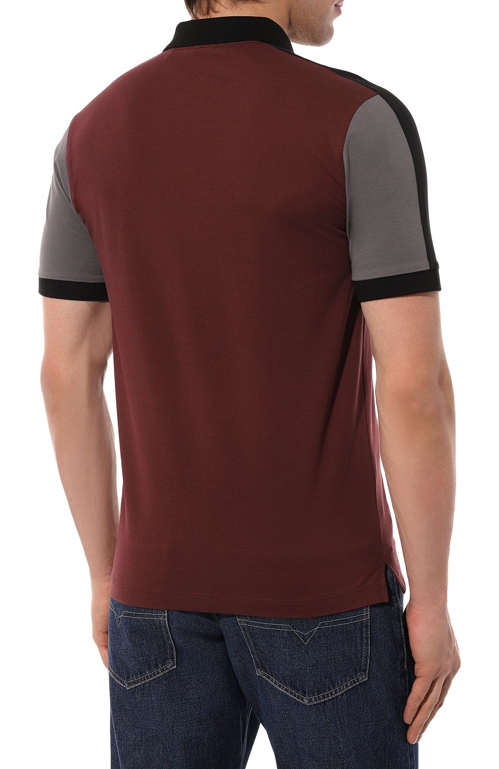 Хлопковое поло BOSS, арт. 50486192, фото 4