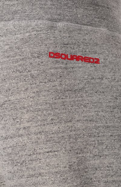 Хлопковые джоггеры DSQUARED2 серого цвета по цене 48100 руб., арт. S73KA0474/S25148, фото 5 Хлопковые джоггеры DSQUARED2, арт. S73KA0474/S25148, фото 5