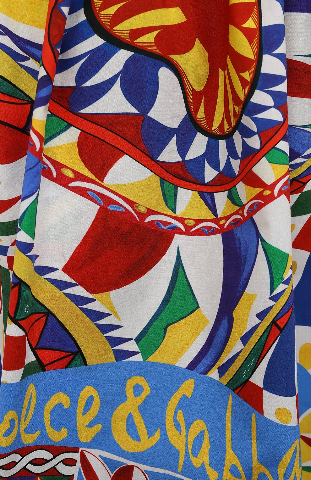 Хлопковый сарафан DOLCE & GABBANA, арт. L52DA6/G7J5F/2-6, фото 3