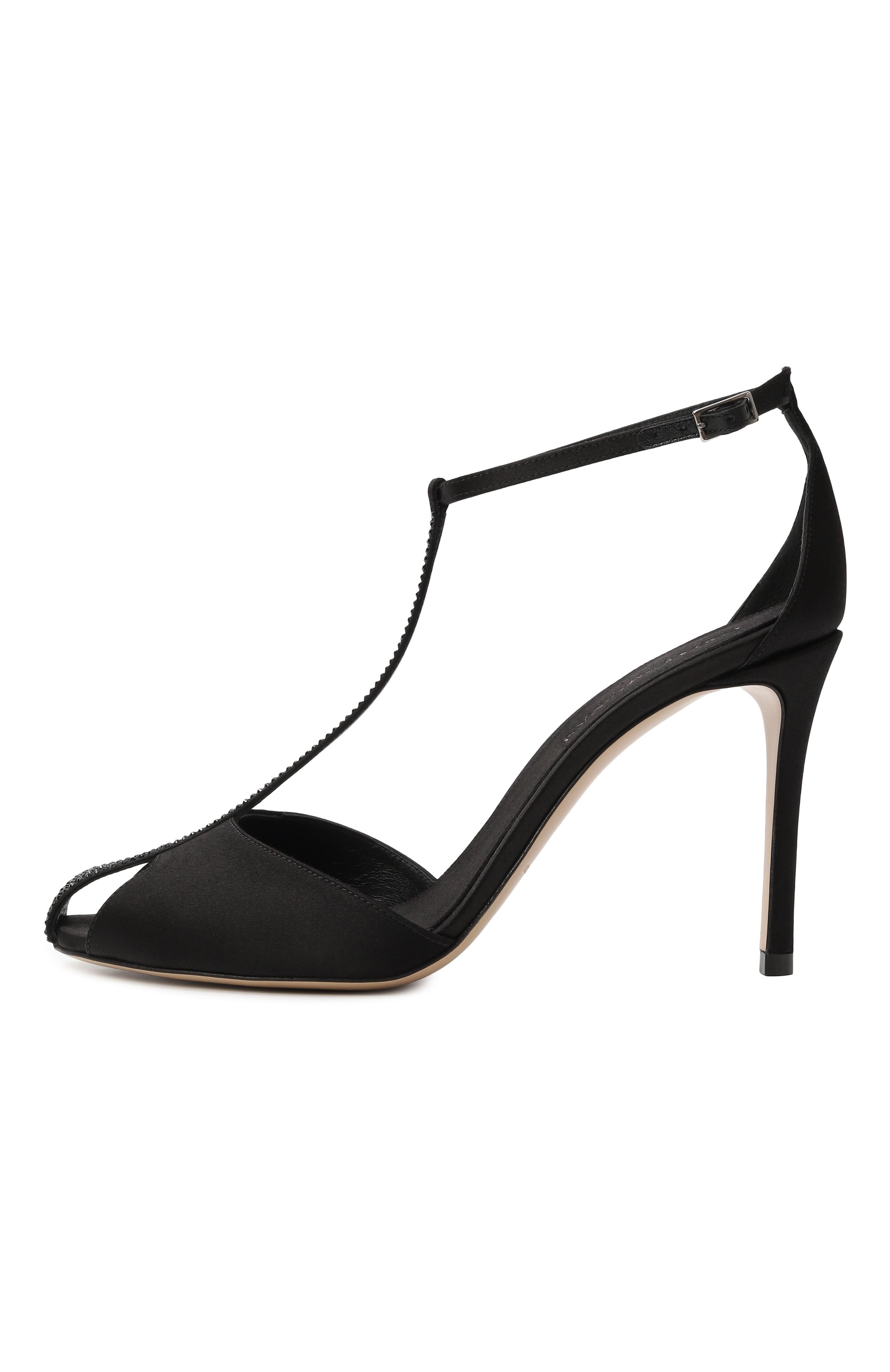 Текстильные босоножки EMPORIO ARMANI, арт. X3P853/XR385, фото 4