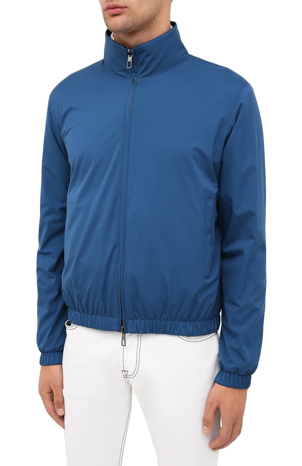 Loro Piana 青色 ブルゾン Мужской синий двусторонний бомбер LORO PIANA купить в