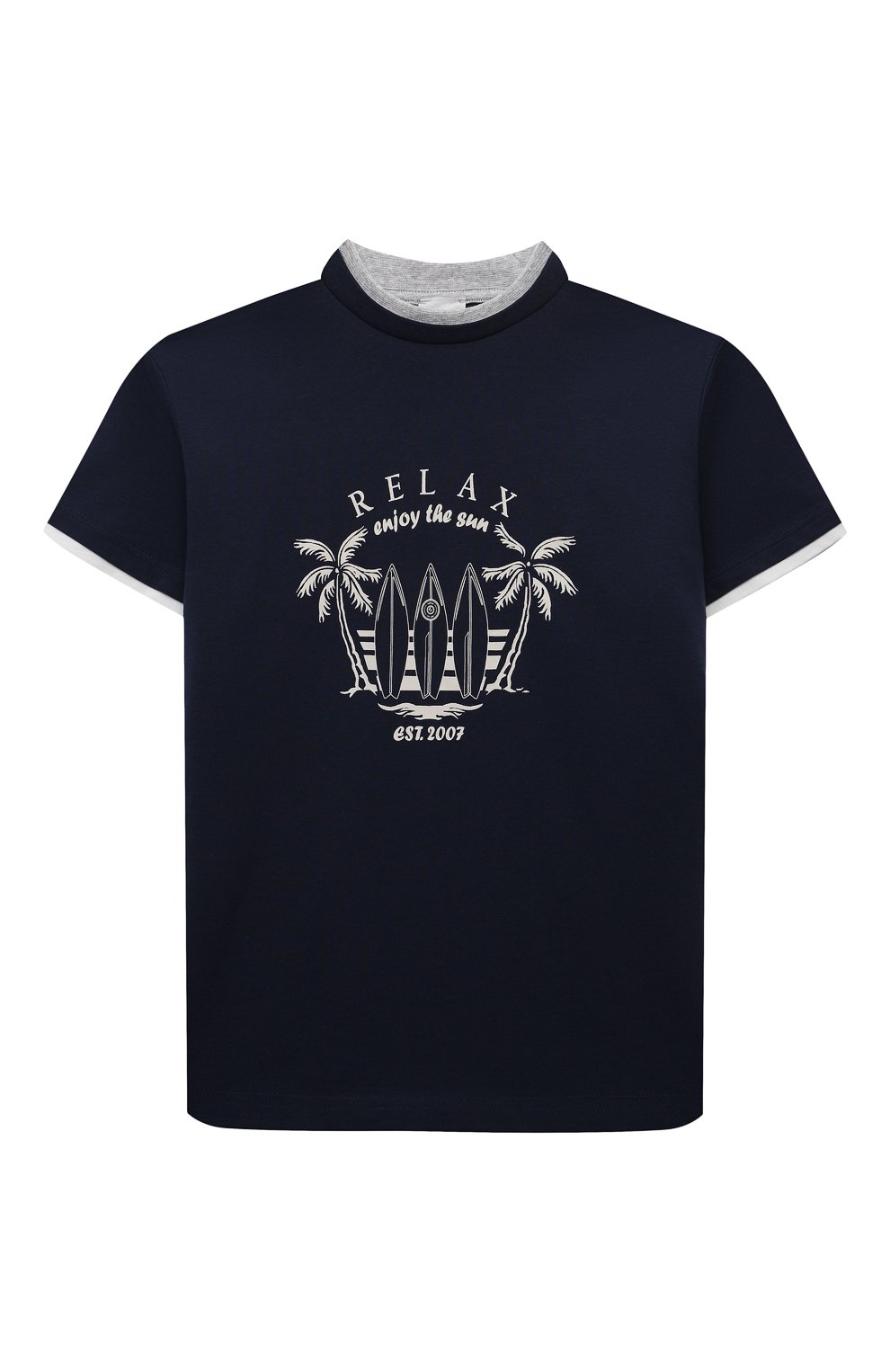 Хлопковая футболка ELEVENTY, арт. EU8P21 Z1292, фото 1