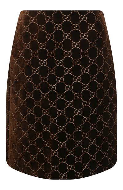 Юбка из вискозы и хлопка GUCCI, арт. 498054 ZKV02, фото 1