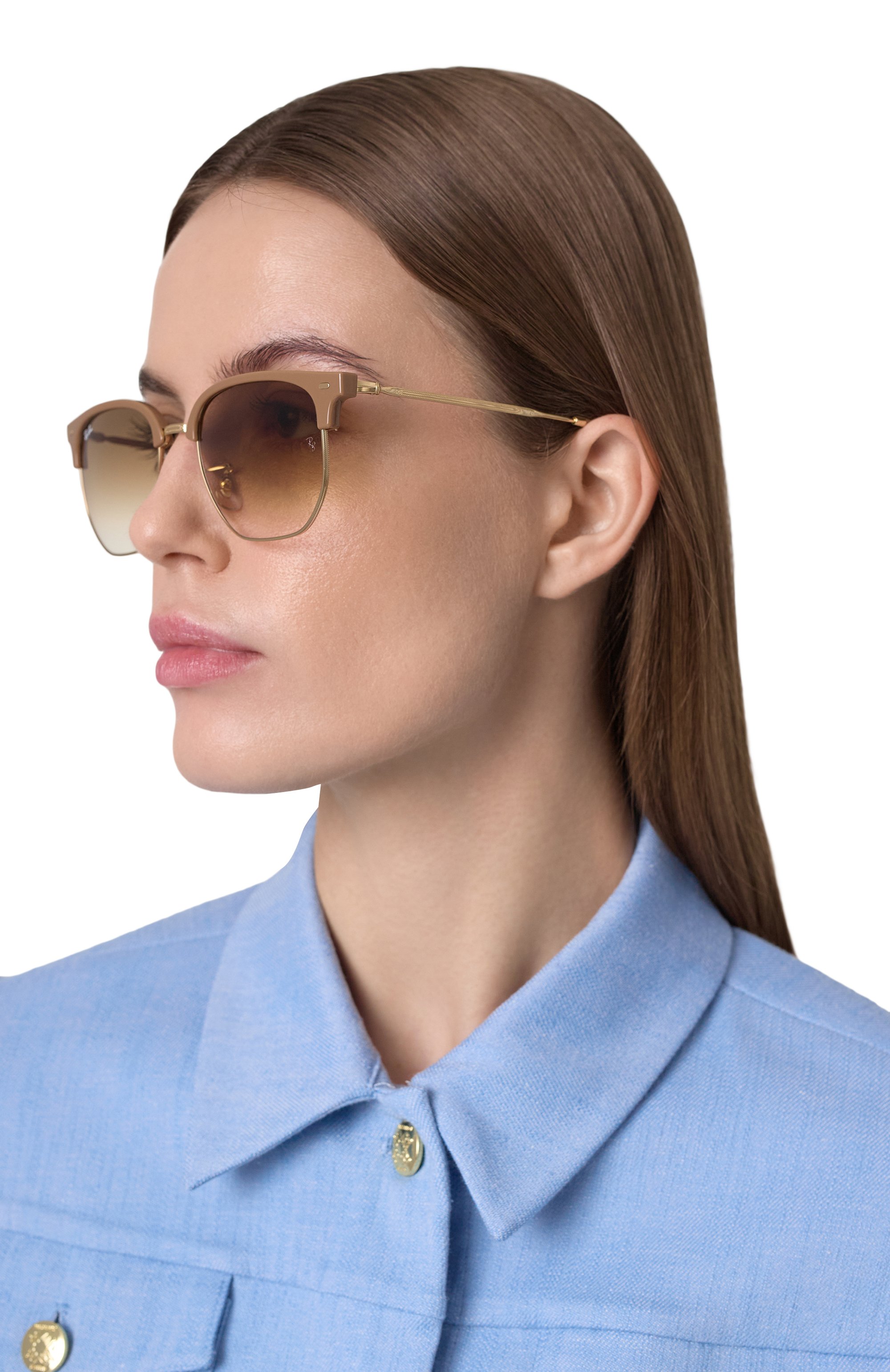 Солнцезащитные очки RAY-BAN коричневого цвета по цене 24700 руб., арт. 4416-672151, фото 3 Солнцезащитные очки RAY-BAN, арт. 4416-672151, фото 3