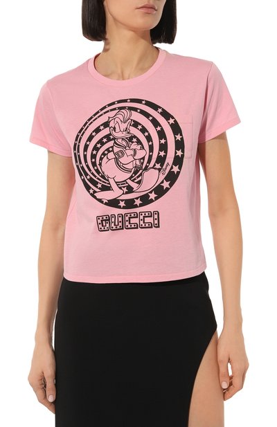 Хлопковая футболка disney x gucci GUCCI, арт. 644674 XJDBE, фото 3