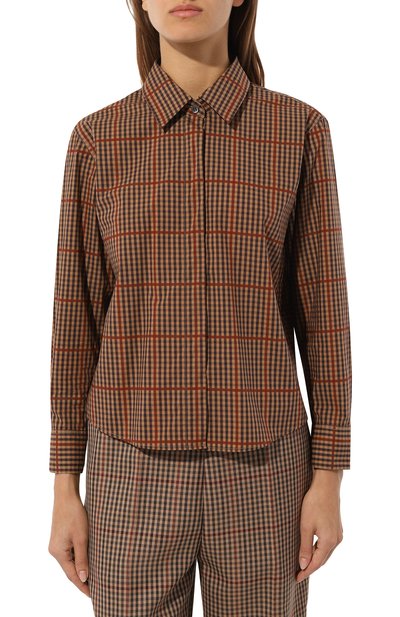 Хлопковая рубашка DRIES VAN NOTEN, арт. 242-010705-9011, фото 3