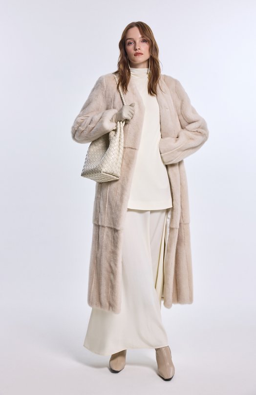 Платье из вискозы Jil Sander J04CT0107/J65016 Кремовый  J04CT0107/J65016 Фото 5