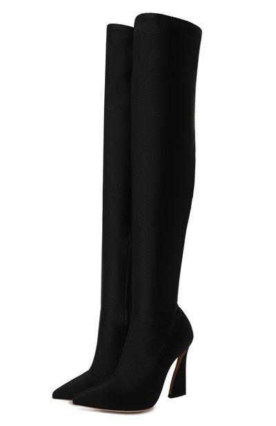 Женские текстильные ботфорты GIANVITO ROSSI, арт. G80386.15RIC.LYCNER0