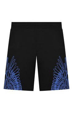 Детские хлопковые шорты MARCELO BURLON KIDS OF MILAN черного цвета, арт. 21E/B/MB/3200/0020/2-6Y | Фото 2 (Мальчики Кросс-КТ: Шорты-одежда; Материал внешний: Хлопок; Региональные ограничения белый список (Axapta Mercury): RU, Не проставлено; Материал сплава: Проставлено; Нос: Не проставлено; Ростовка одежда: 6 лет | 116 см)