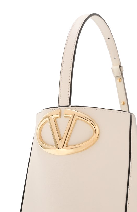 Сумка VLogo Side Valentino 5W0B0Q78/PWL Кремовый  5W0B0Q78/PWL Фото 3