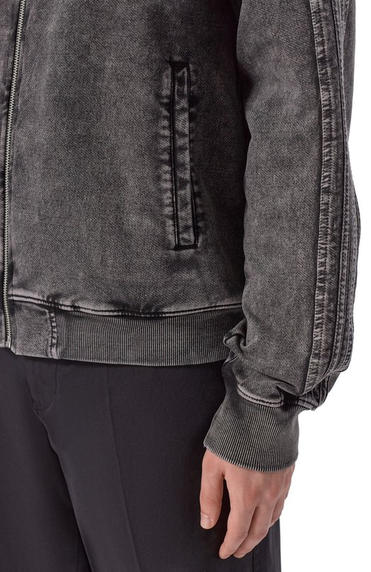 Хлопковая толстовка Diesel A19938/0DCCJ Серый  A19938/0DCCJ Фото 5