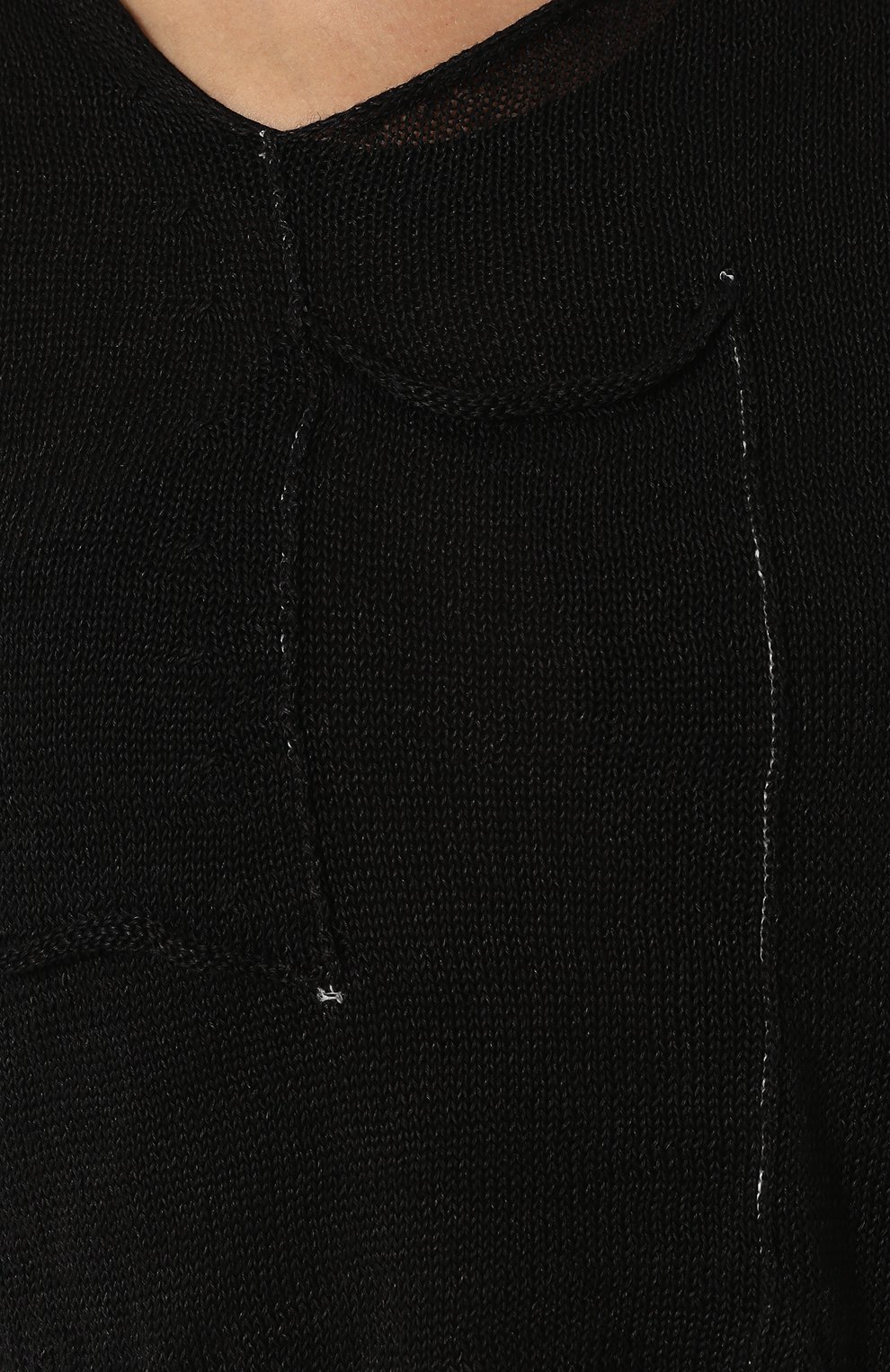 Пуловер с v-образным вырезом из льна ISABEL BENENATO, арт. WK31S18, фото 5