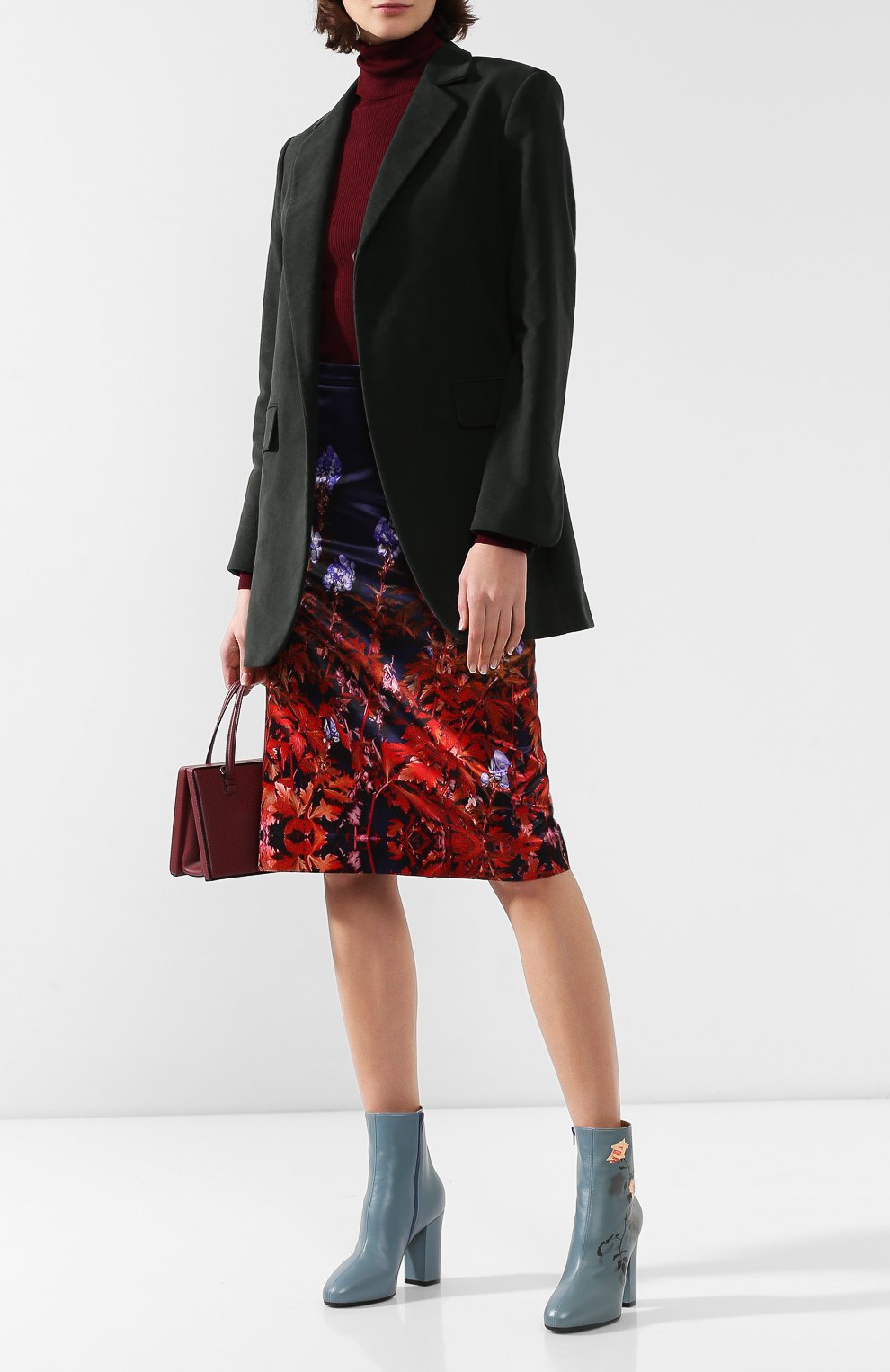 Кожаные ботильоны DRIES VAN NOTEN, арт. WW26/764/H80/QU372, фото 2