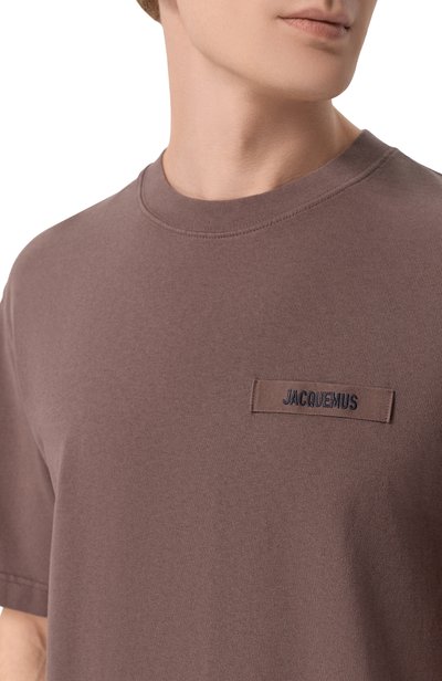 Хлопковая футболка JACQUEMUS, арт. 25HTSM00133/AJ00226, фото 5
