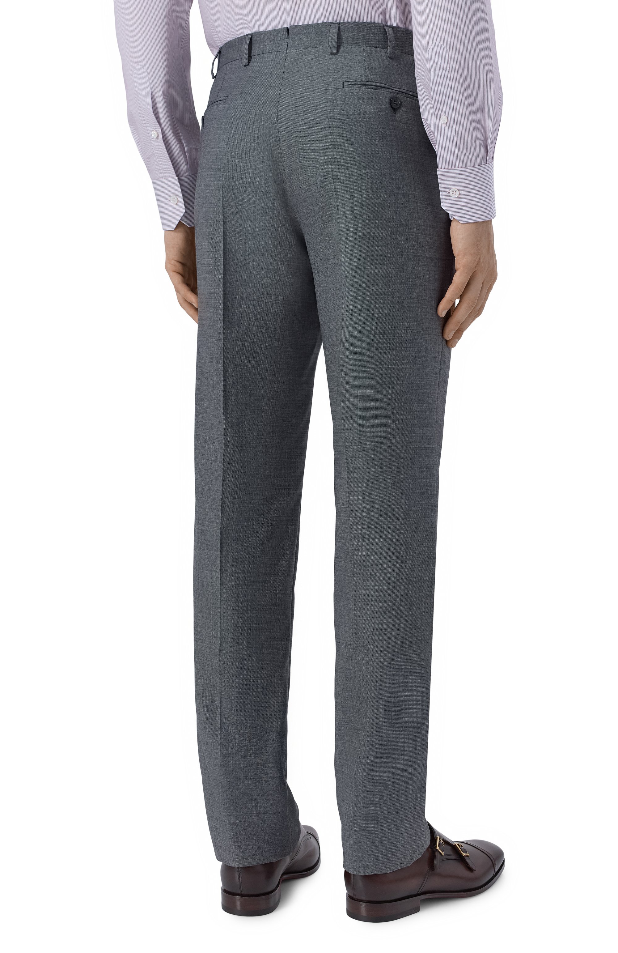 Шерстяной костюм BRIONI темно-серого цвета по цене 536500 руб., арт. RANP19/04A7R, фото 5 Шерстяной костюм BRIONI, арт. RANP19/04A7R, фото 5