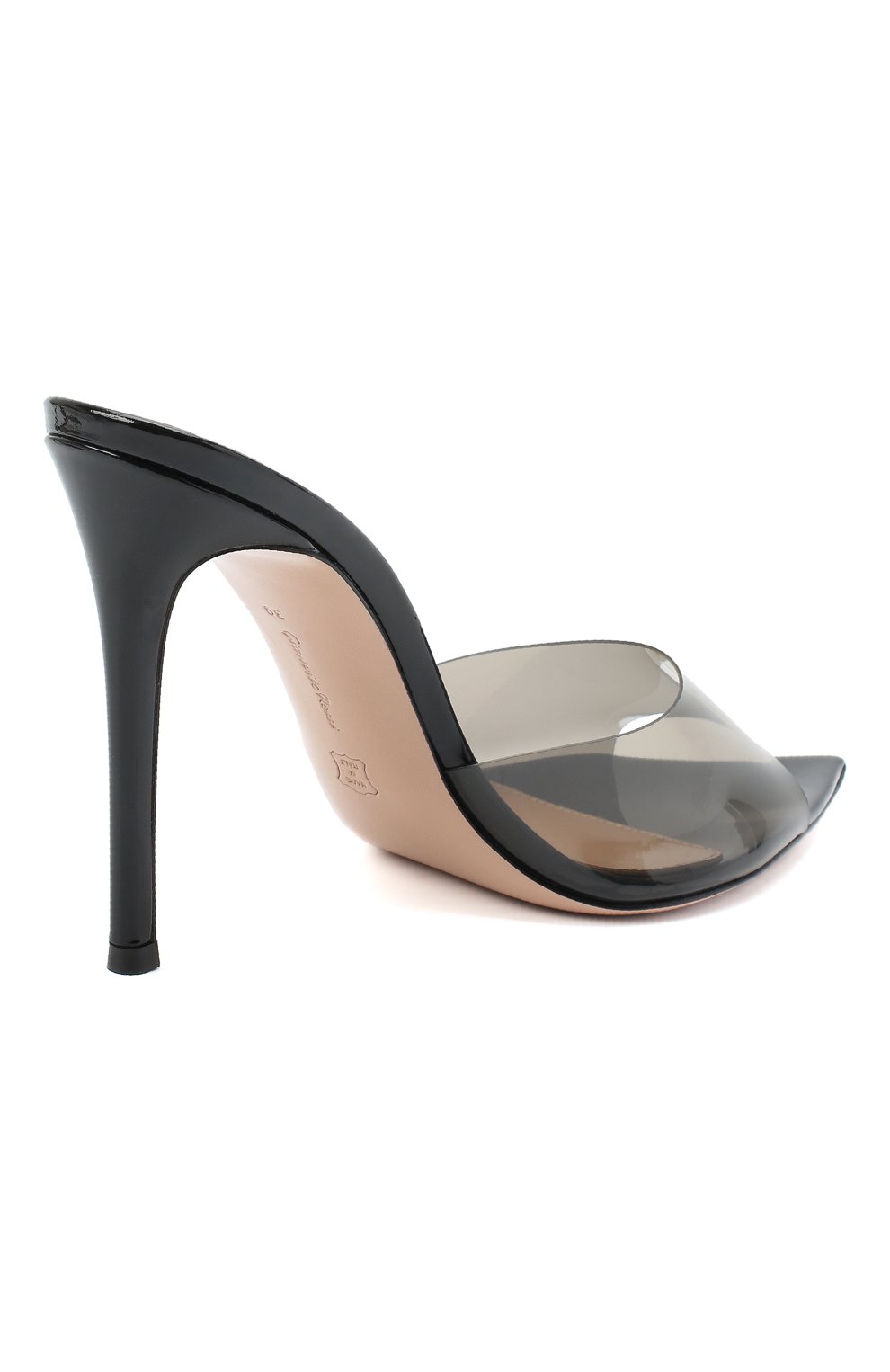 Мюли elle GIANVITO ROSSI черного цвета по цене 69800 руб., арт. G11900.15RIC.GSVFUNE, фото 4 Мюли elle GIANVITO ROSSI, арт. G11900.15RIC.GSVFUNE, фото 4