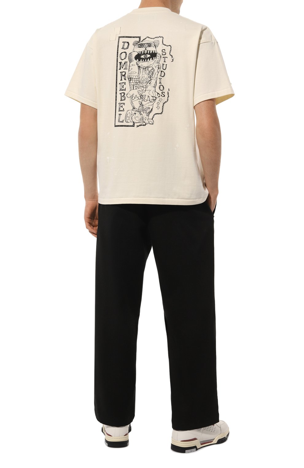 Хлопковая футболка DOMREBEL, арт. M STRIP T-SHIRT/TSHIRT, фото 2