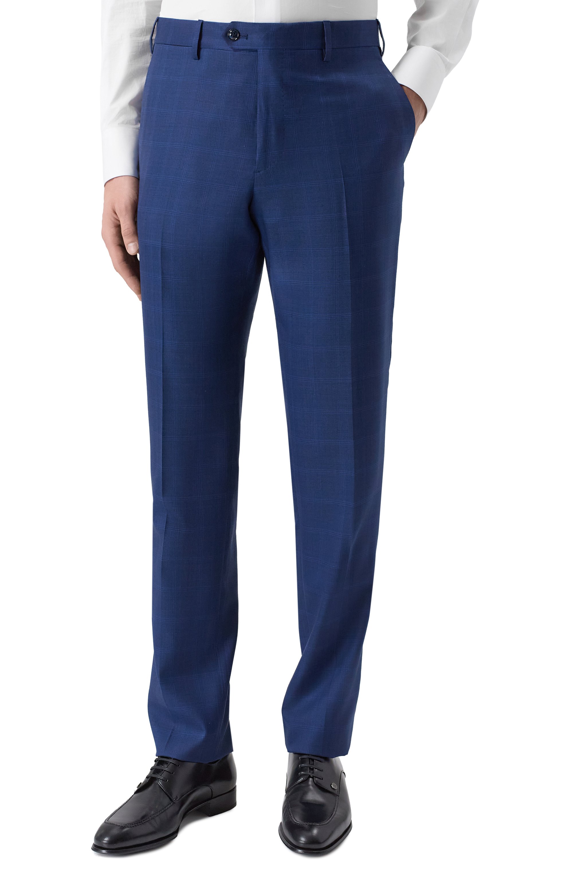 Костюм из шерсти и шелка GIORGIO ARMANI синего цвета по цене 411500 руб., арт. GM000344/TE20049, фото 4 Костюм из шерсти и шелка GIORGIO ARMANI, арт. GM000344/TE20049, фото 4