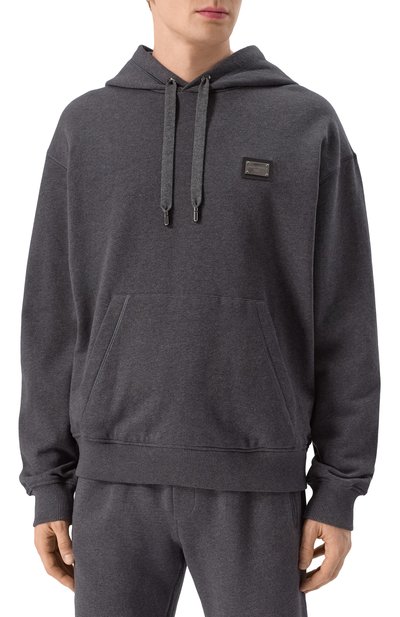 Хлопковое худи DOLCE & GABBANA, арт. G9ZU0T/G7F2G, фото 3