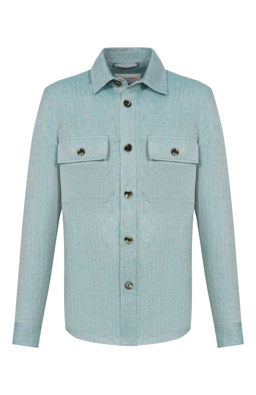 Льняная куртка-рубашка Jacob Cohen JUR_ER017 080 T861A RW Голубой JUR_ER017 080 T861A RW