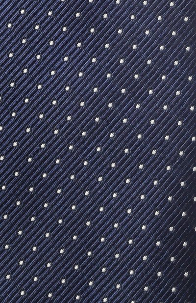 Шелковый галстук DAL LAGO темно-синего цвета по цене 6995 руб., арт. N300/7328, фото 3 Шелковый галстук DAL LAGO, арт. N300/7328, фото 3