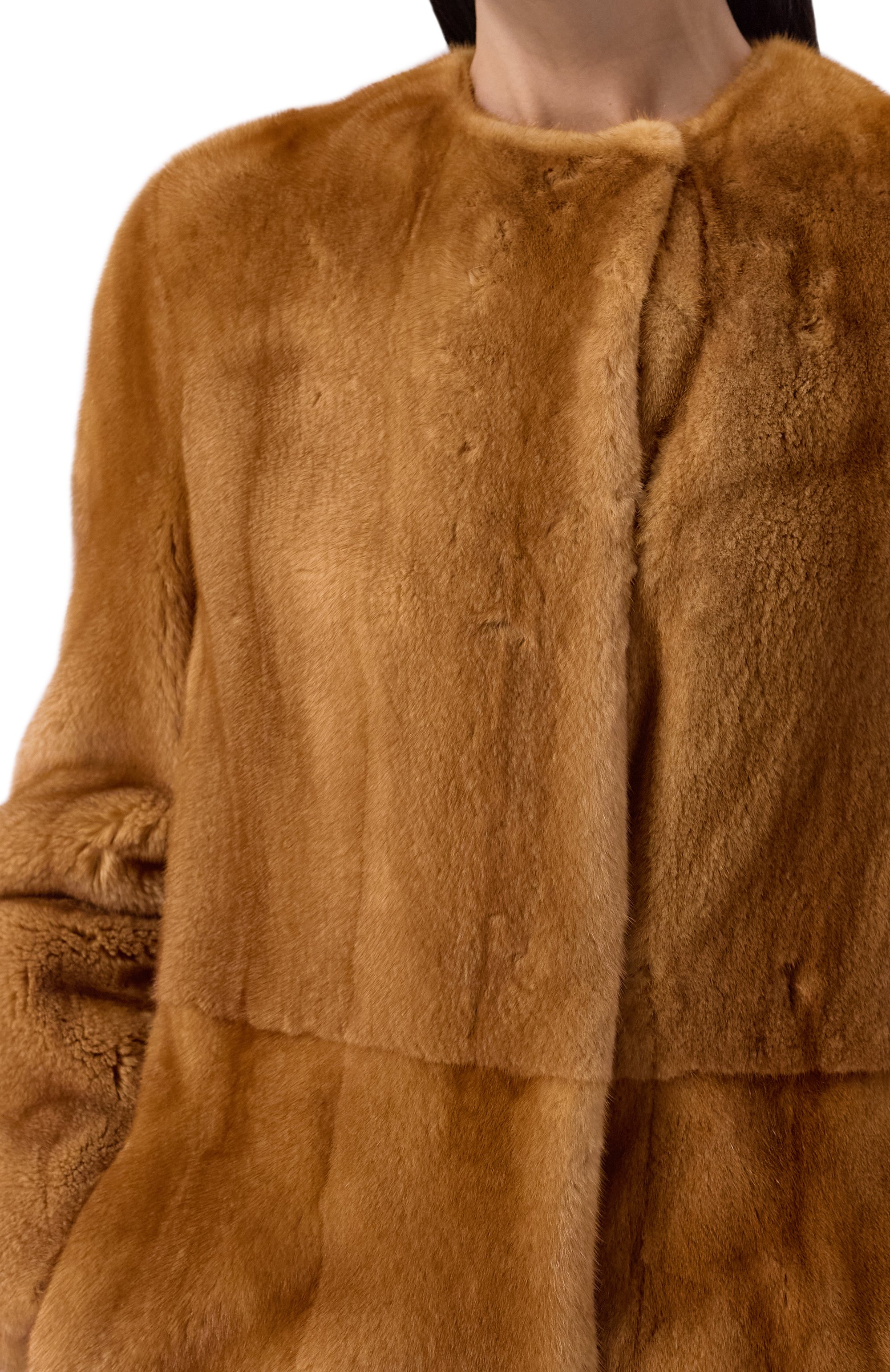 Шуба из меха норки GIULIA GURMAN, арт. J3NG, фото 5