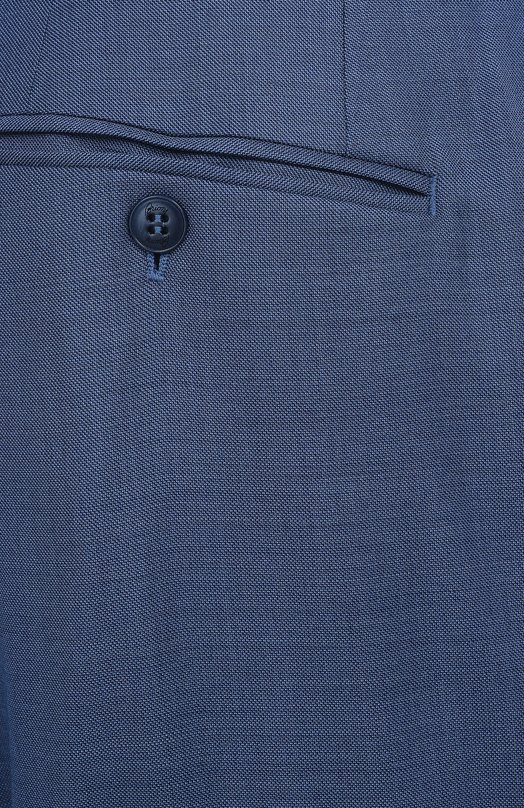 Шерстяные брюки Brioni RPC60M-O4A7R Синий  RPC60M-O4A7R Фото 6