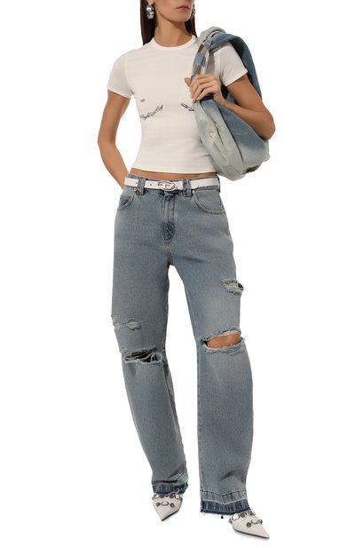 Хлопковая футболка DIESEL, арт. A15044/0LKAP, фото 2