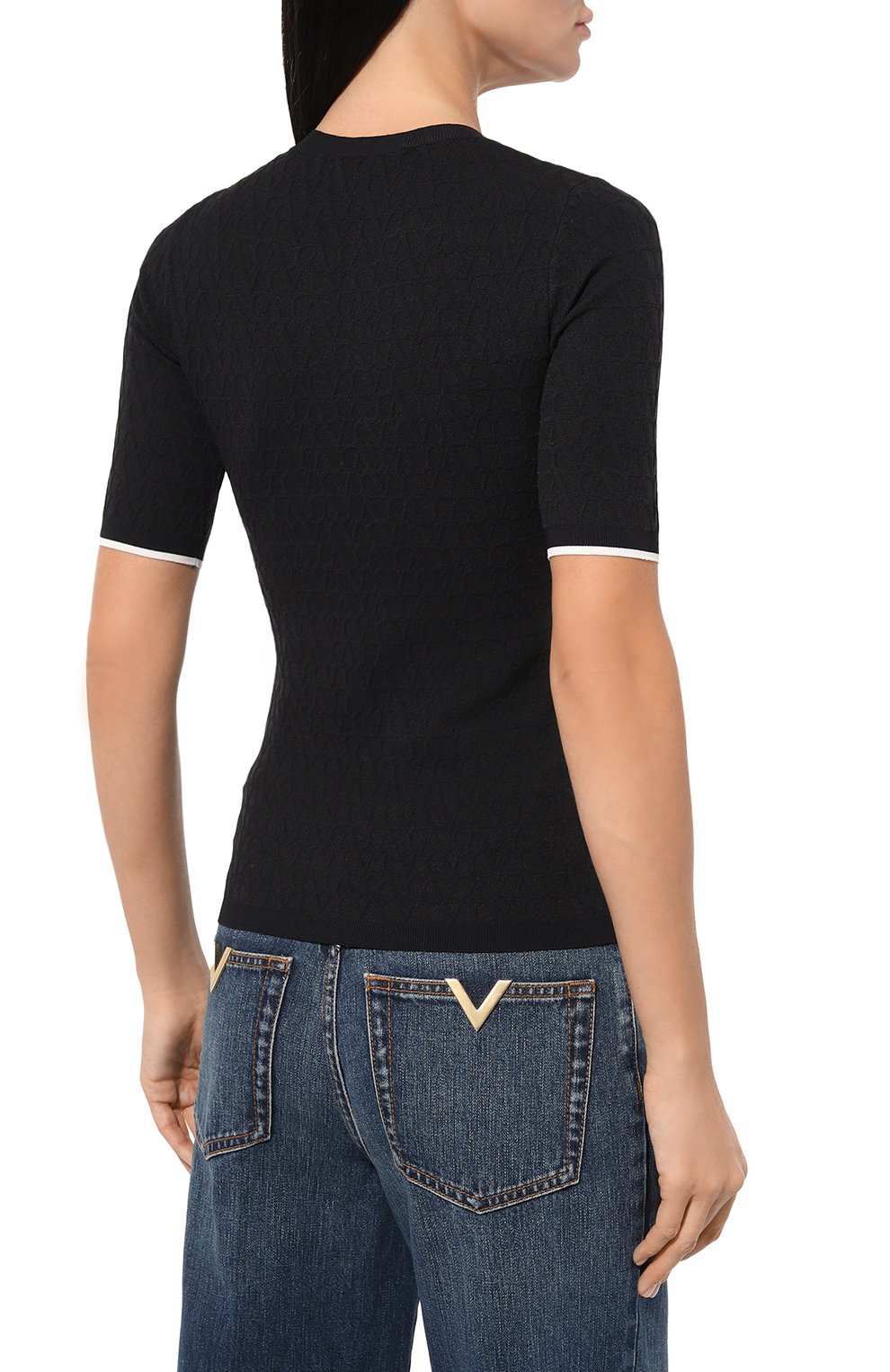 Пуловер из вискозы VALENTINO, арт. 5B3KC58P8QN, фото 4