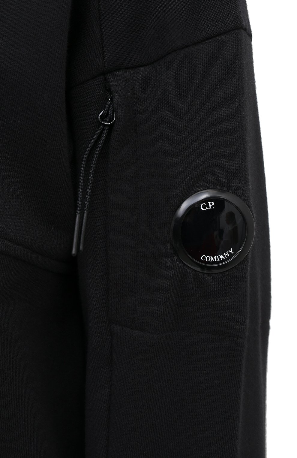 Хлопковое худи C.P. COMPANY черного цвета по цене 19700 руб., арт. 09CMSS037A-005086W, фото 5 Хлопковое худи C.P. COMPANY, арт. 09CMSS037A-005086W, фото 5