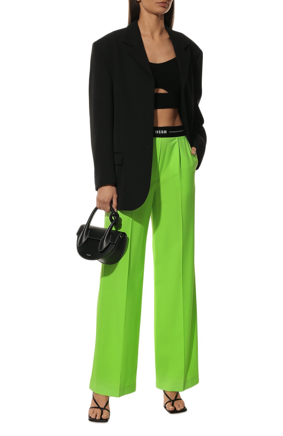 Шерстяные брюки MSGM, арт. 3341MDP20 227603, фото 2