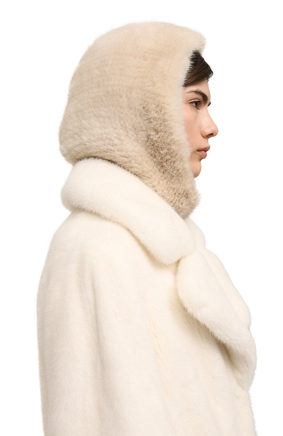 Меховой капюшон из норки VICTORIA KUSENKOVA, арт. 199650012060, фото 2