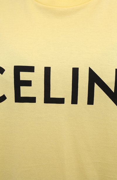 Хлопковая футболка CELINE, арт. 2X764501F, фото 5