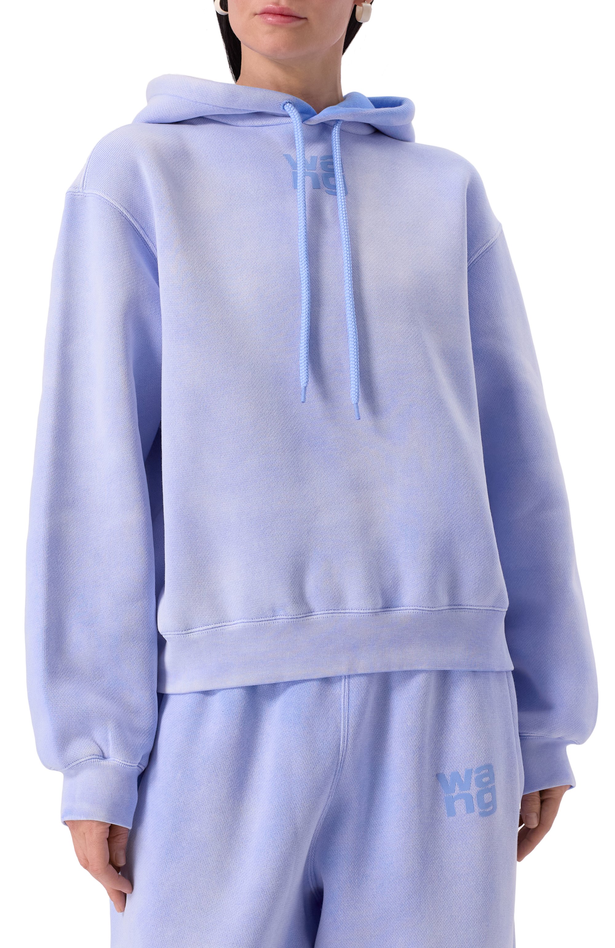 Хлопковое худи ALEXANDERWANG.T, арт. 4CC3242108, фото 3