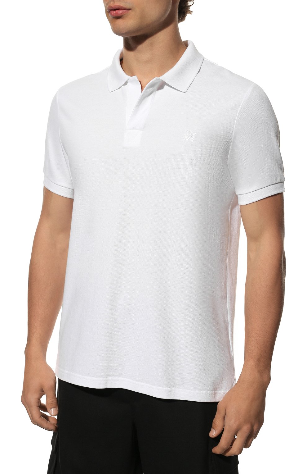 Хлопковое поло VILEBREQUIN, арт. PLTH2N00/010, фото 3