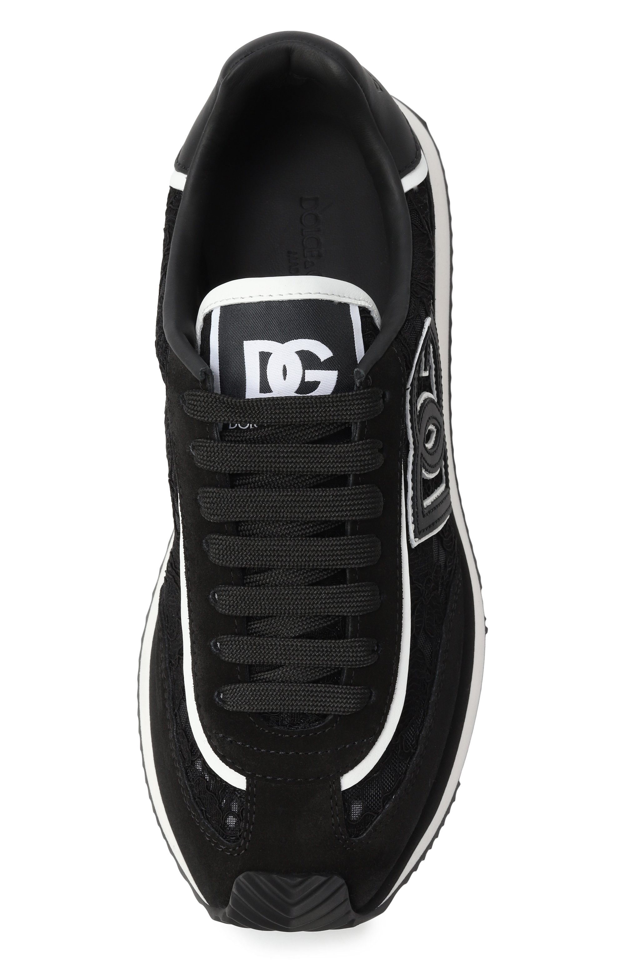 Комбинированные кроссовки dg cushion DOLCE & GABBANA, арт. CK2340/A9AC2, фото 6