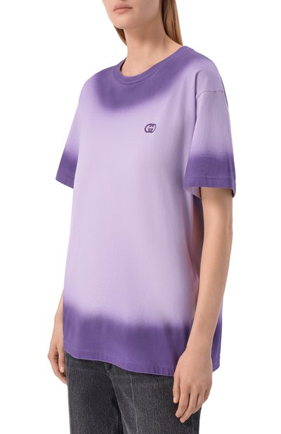 Хлопковая футболка GUCCI, арт. 837959/XJHQ7, фото 3