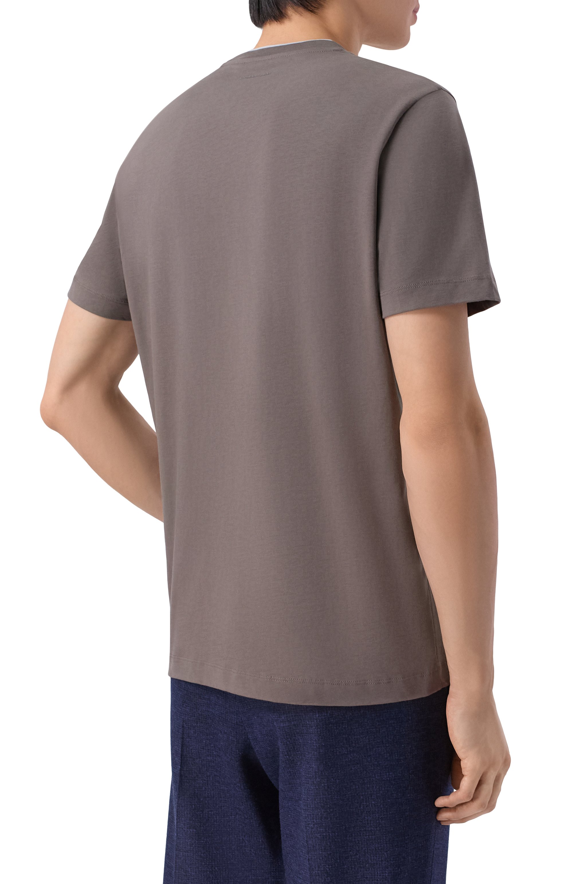 Хлопковая футболка CORNELIANI, арт. 28G571/2A25003, фото 4