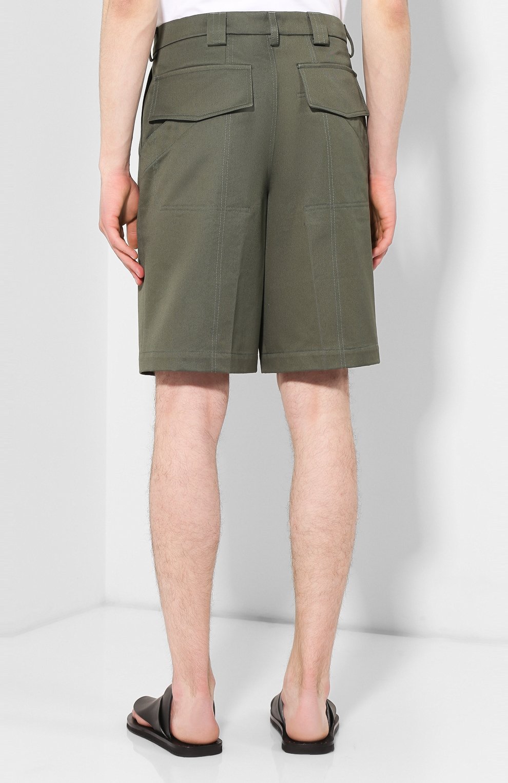 Хлопковые шорты JACQUEMUS, арт. 205PA07/02570, фото 4