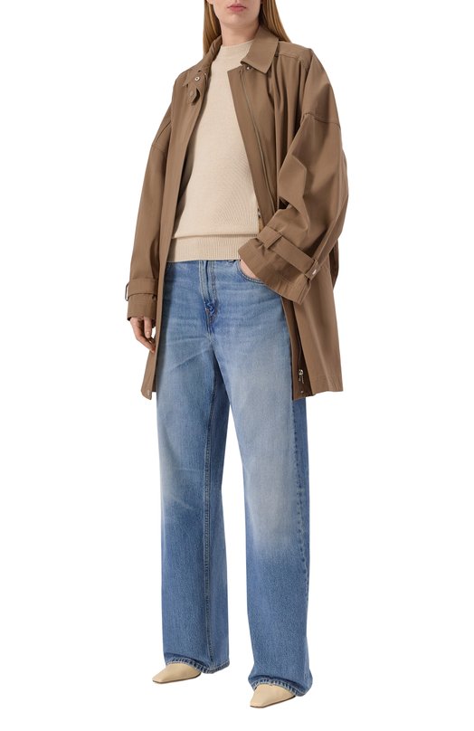 Шерстяной пуловер Burberry 8103192 Бежевый  8103192 Фото 2