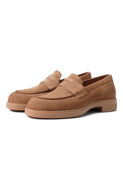 Женские замшевые пенни-лоферы easy SANTONI, арт. WUYG72448PKVNHSY