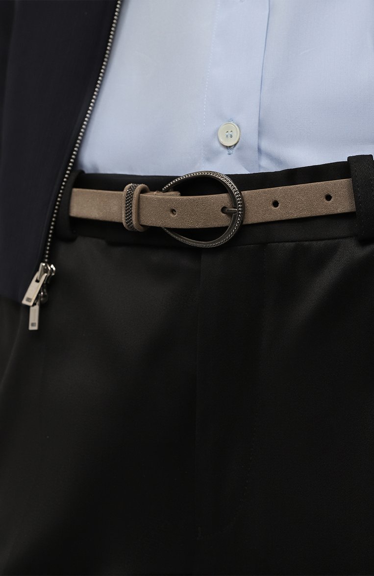 Замшевый ремень BRUNELLO CUCINELLI, арт. M0DELC140, фото 2