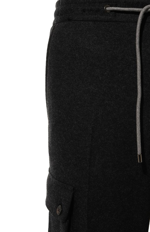 Шерстяные брюки-карго Corneliani 944L14-9418801 Серый  944L14-9418801 Фото 5