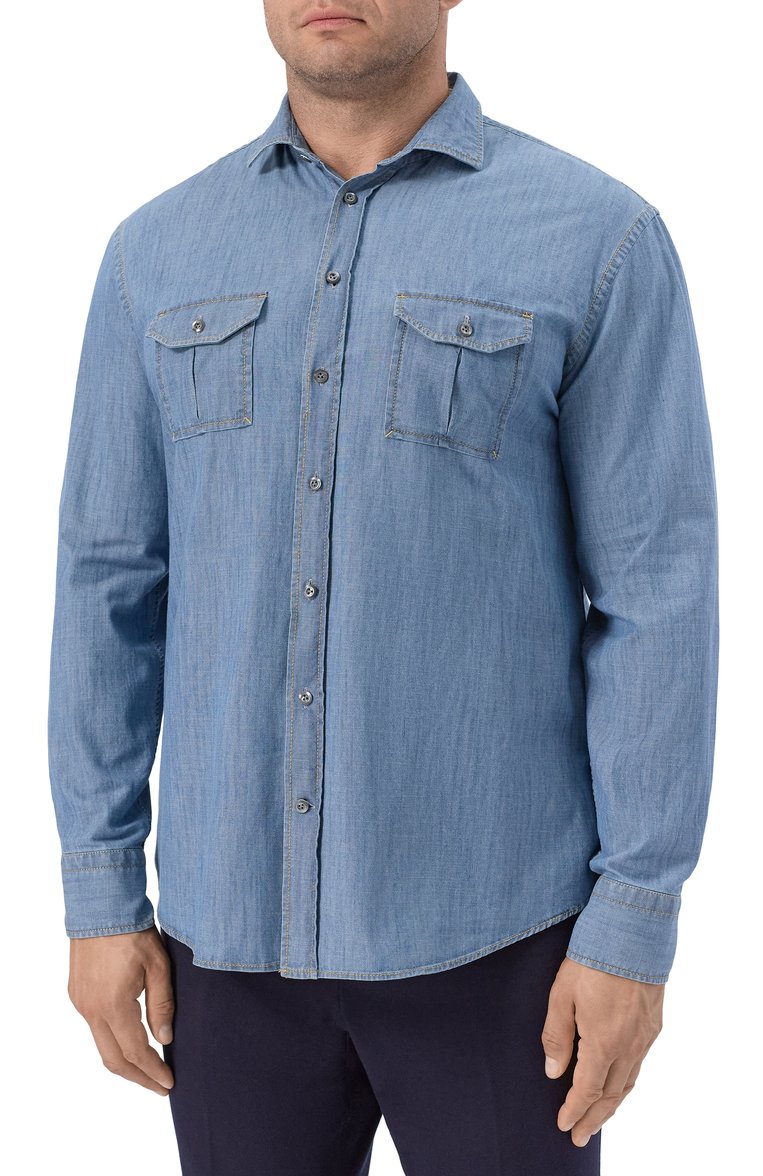 Джинсовая рубашка VAN LAACK, арт. VL-RIK0S2-P0SFWK/155352/3XL-6XL, фото 1