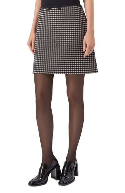 Шерстяная юбка VALENTINO темно-серого цвета по цене 228500 руб., арт. 7B3RADJ0/9F1, фото 3 Шерстяная юбка VALENTINO, арт. 7B3RADJ0/9F1, фото 3