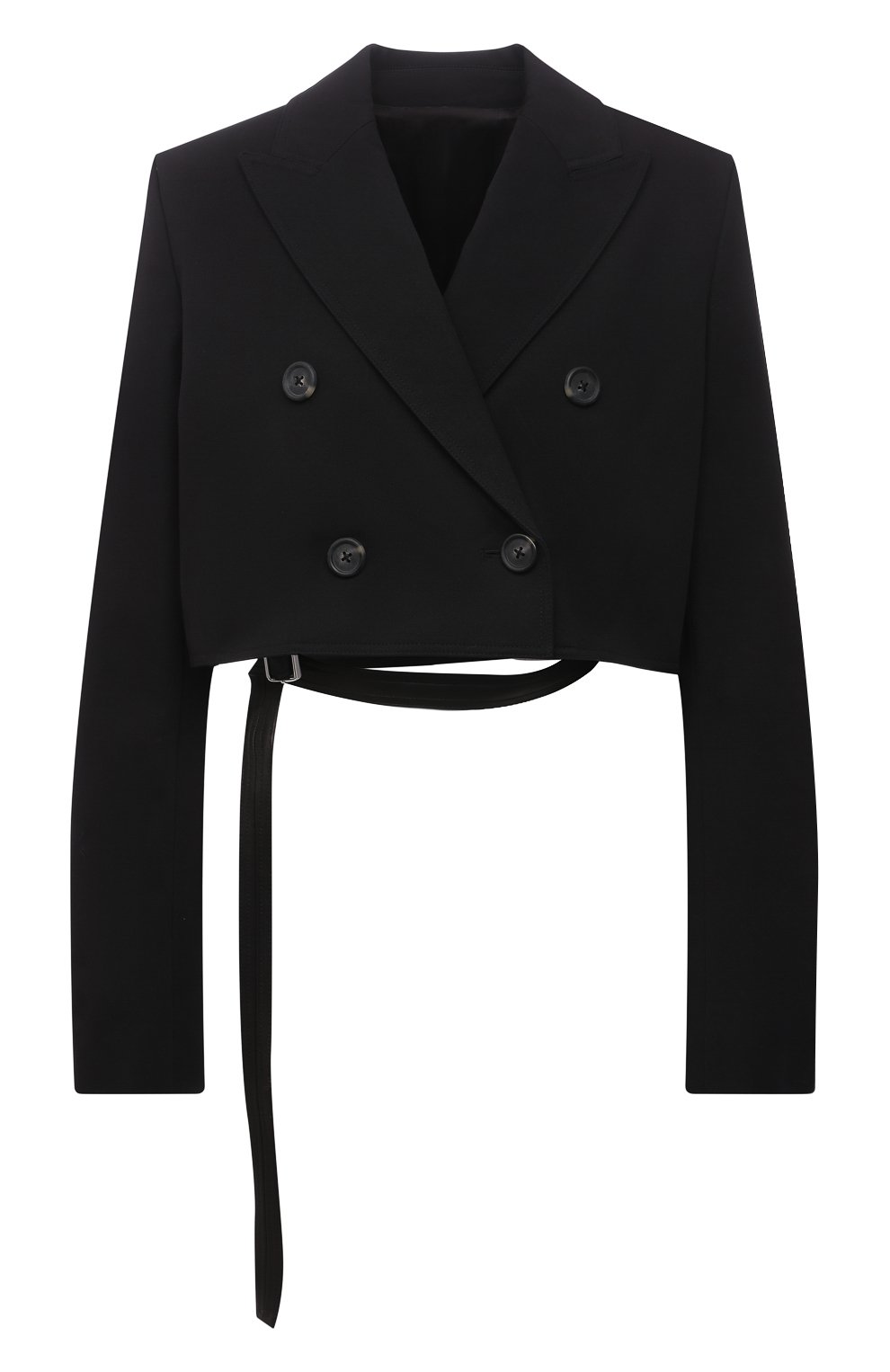 Хлопковый жакет HELMUT LANG черного цвета по цене 66800 руб., арт. L07HW101, фото 1 Хлопковый жакет HELMUT LANG, арт. L07HW101, фото 1