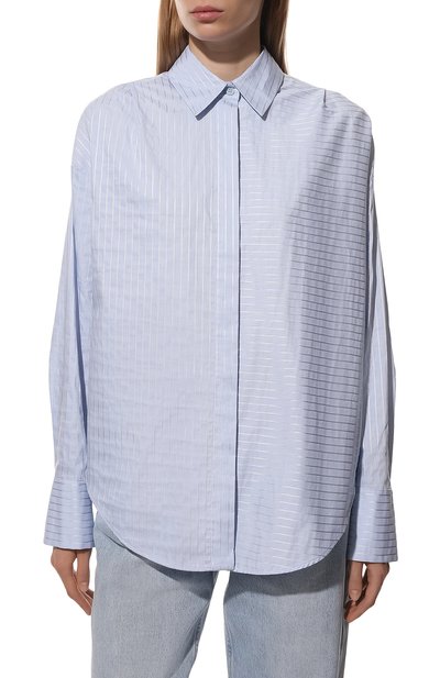 Рубашка из хлопка и вискозы LORENA ANTONIAZZI, арт. A2268CA01A/3947, фото 3